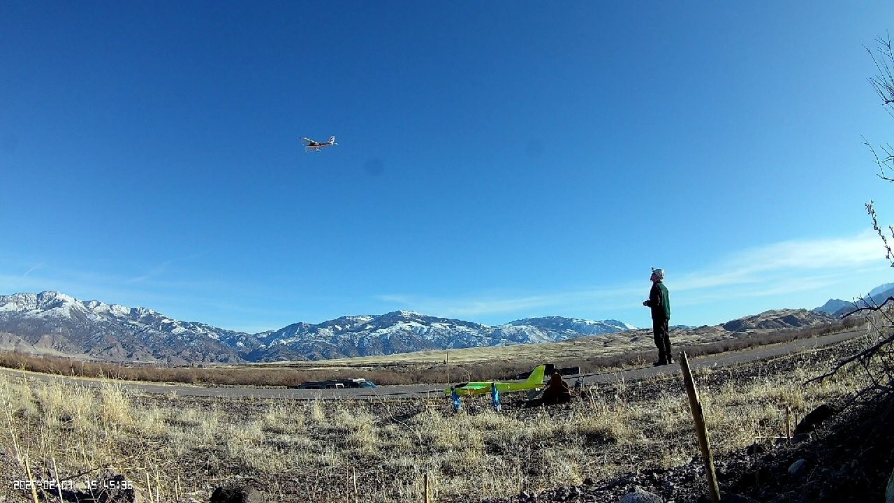 Pandora maiden flight outside Elsinore, UT
