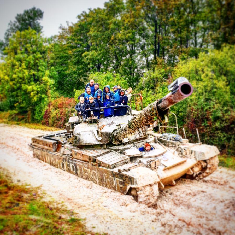 Muddy day with the chieftain