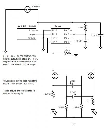 Click image for larger version

Name:	IR detection and Flasher Circuit.png
Views:	936
Size:	36.3 KB
ID:	261654