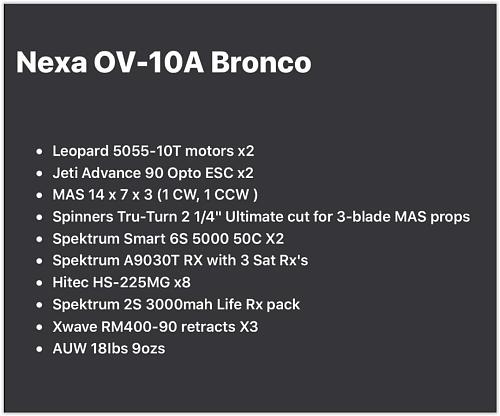 Click image for larger version

Name:	Bronco Specs - JPs Build.JPG
Views:	882
Size:	71.3 KB
ID:	327387