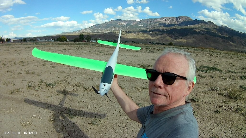 Me, my Skynetics Shrike, my field and Signal Peak in the background
