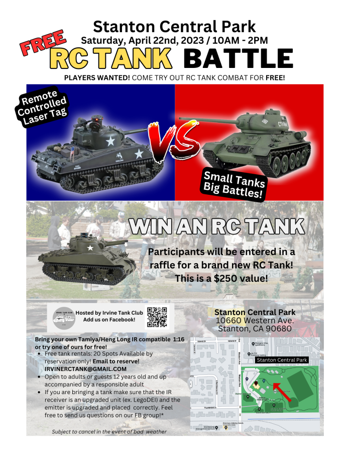 Irvine RC Tank Club Hobby Squawk RC Forum for Airplanes, Boats, Cars, Helicopters, Tanks, and