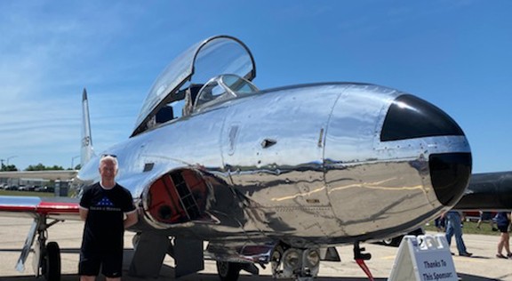 Click image for larger version

Name:	Hutch Airshow May 2021_T-33 and Me.jpg
Views:	340
Size:	43.1 KB
ID:	423258