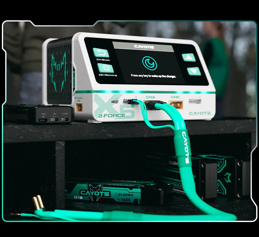 2-Force X5 racing battery charger