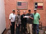 Click image for larger version

Name:	Check presentation to Buck Kern.jpeg
Views:	520
Size:	86.9 KB
ID:	104681