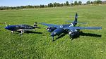 FMS P51B and Flightline F7F