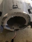 Jet side of the exhaust cone