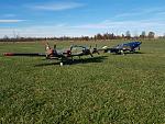 John's B-17 & my P-51B for support