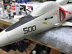 after, except on the fuselage, the wash was wiped off vertically.
