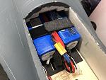 2x OPtiPower 5300 6s weight around 850g each.
Rx battery is a 3400 2s