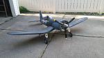 Nick Ziroli 93 in wing F4U