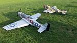 Top flite 1/5th scale P51 and P40