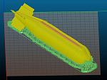 Low to the build plate, but might end up looking rough due to the orientation of the layers. Fins will also be a bit weak on this due to the orientation of the layers/grain.