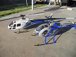 AS 350 and Hughes 500E G-Jive 
both 600 size