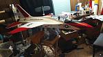 Wings attached and ailerons checked for operation & alignment
