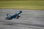 I like high alpha approaches, I drop the nose for the actual touchdown.  Oh Yeah!