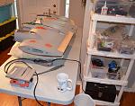 The morning work area