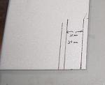 foam template for the sides of the motor boxes.