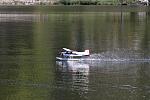 Flyzone Beaver, floats are wrapped also.