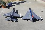 The XL had fully double the wingspan compared to the F-16 and it's obvious