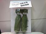 6" long Adam Bombs that simulate and explosion on impact and are reusable.