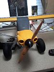 I used a vice. Can't wait to fly. Maybe tomorrow.  My day off.