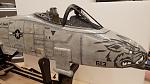 Front fuselage after washing