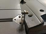 The screw does not sit flush into the recess hole.