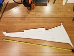 Frankenstein test wing. Ditched LE Slats after I started to test print the outboard wing sections.