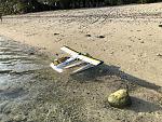 Here she is parked up on the beach after an afternoon flying off the lagoon.