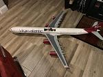 Here's my Supreme-hobbies a340-600 in the Virgin scheme.  This is the one I need the CG on!  Help anyone!!lol