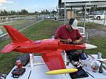 This is my completely 3D printed plane, called the L-39.  120mm edf on 14S.  She is a big one.  78" from nose to tail
