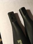 F8F moded left , F8F stock right