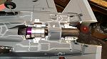 Fuselage is completely cool with the turbine running.