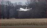Take off on test flight