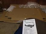 A big pile of cardboard from the unboxing.