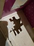Cut a hole in the floor.