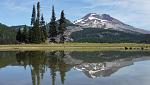 Sparks Lake nearby is breathtaking