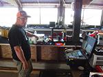 Joel was busy 3-D printing any needed parts for pilots, he's a crew chief on a Chinook
