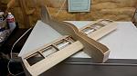 Wing inserted in to the fuselage.