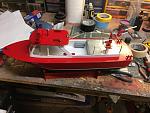 Robbe DollyII fireboat working lights, light bar and pump