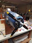 Biella 4 blade  prop, cut in a scoop over no.1 cylinder.