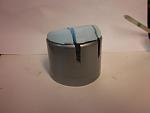 Cut the machine gun slits and made a blue foam cap.  I fiberglassed the cap to make it very stiff.