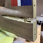 Had to cut out the piece of wood.