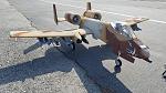 Freewing A10 painted in the Peanut color scheme..