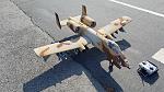 Freewing A10 painted in the Peanut color scheme.