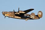 B-24 Sagittarius with operating ball-turret .