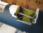 Jig center section will be cut away from cockpit area after gluing