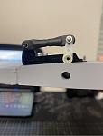 I had some elevator horns 3D printed.  Much more secure than the stock setup.