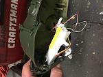 3d printed elevation servo control uses a ball link